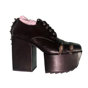 Lamoda Excuses Platform Studded Spiked Gothic Heels